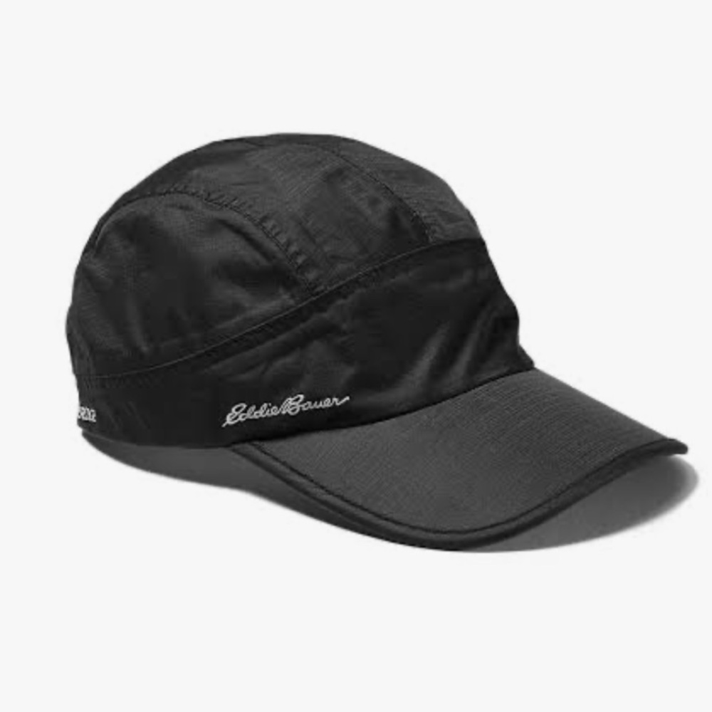 Eddie Bauer Weatheredge Black Nylon Ball Cap
